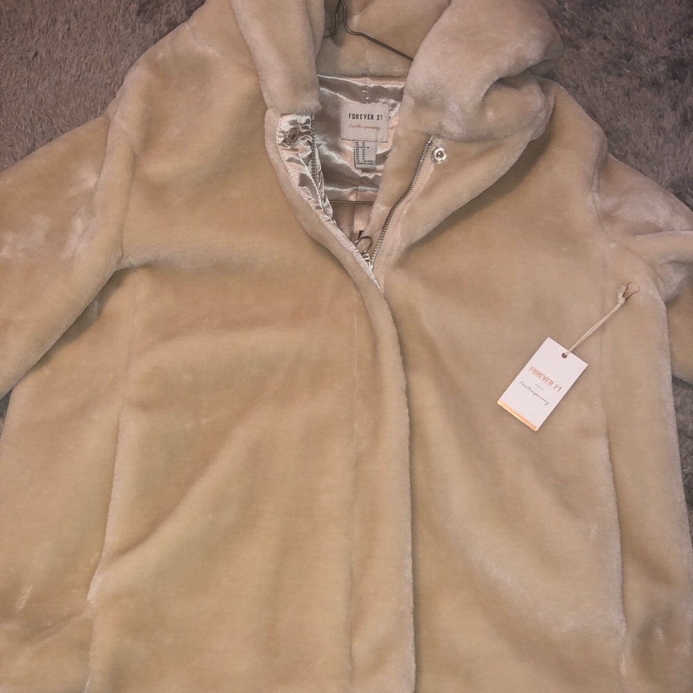 Forever 21 Contemporary Fur Jacket